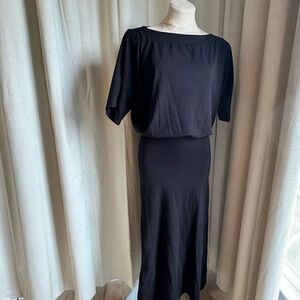 Go Couture Fitted Boat Neck LBD Dress NWT